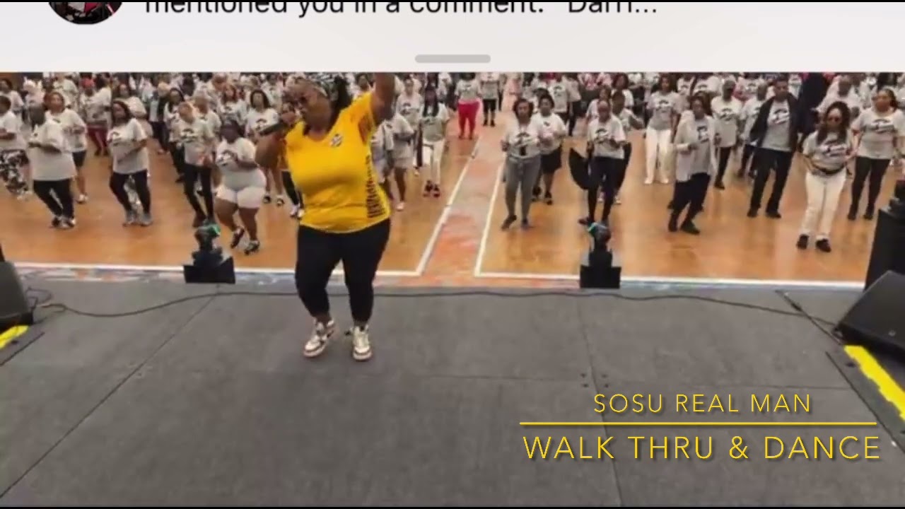 SOSU Real Man Line Dance - New Orleans LA   #dancelife #dance #missvocals #sosusnippets #linedancer