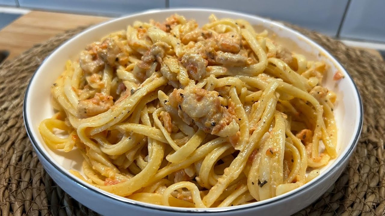 10 Dakikada Şef Tadında Karidesli Makarna! / Chef-Style Shrimp Pasta in Just 10 Minutes!
