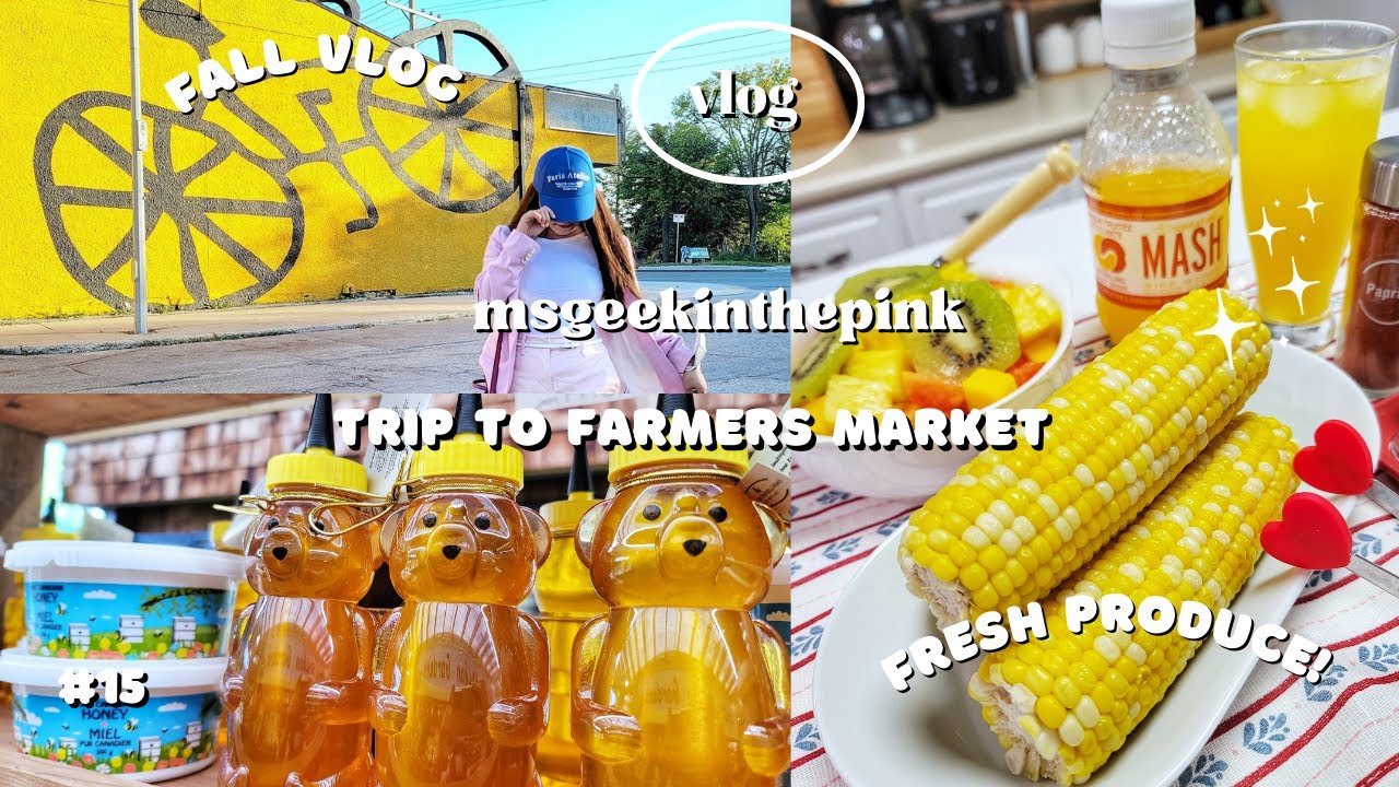 Grape Picking in My Backyard | Farmers Market in Winnipeg | First Snow | Shop with Me