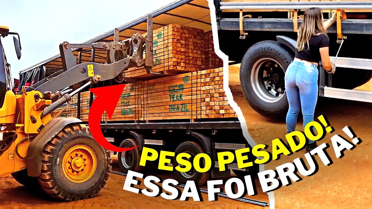 CARREGAMENTO DA MADEIRA EM RIO BRANCO - MT!!