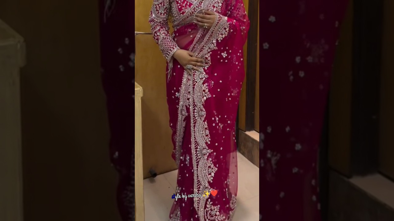 ✨❤️ New Trendy Party Wear Saree design 2026ll ✨ Beautiful saree design #fashion #trending #viral#yt