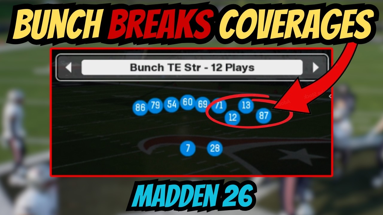 BROKEN CONDENSED FORMATION! Gun Bunch TE Str Mini Scheme | Madden 26 Tips & Tricks