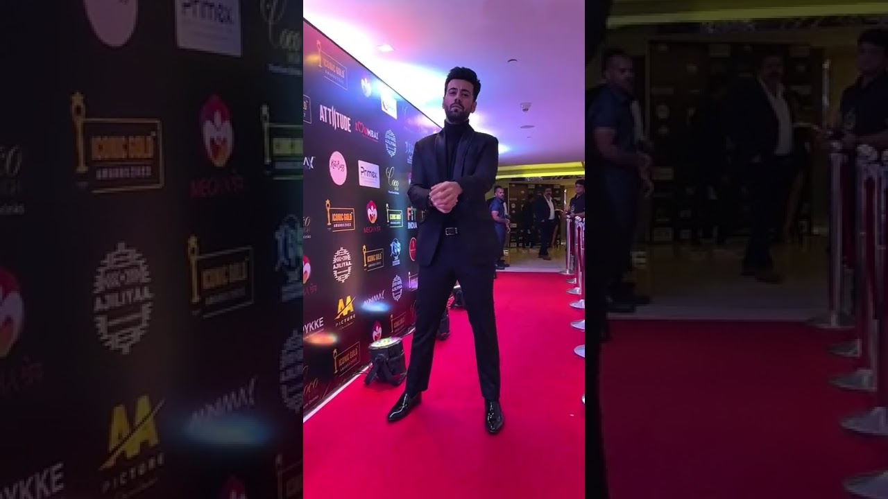 #karanvirsharma at Iconic Gold Awards 2022