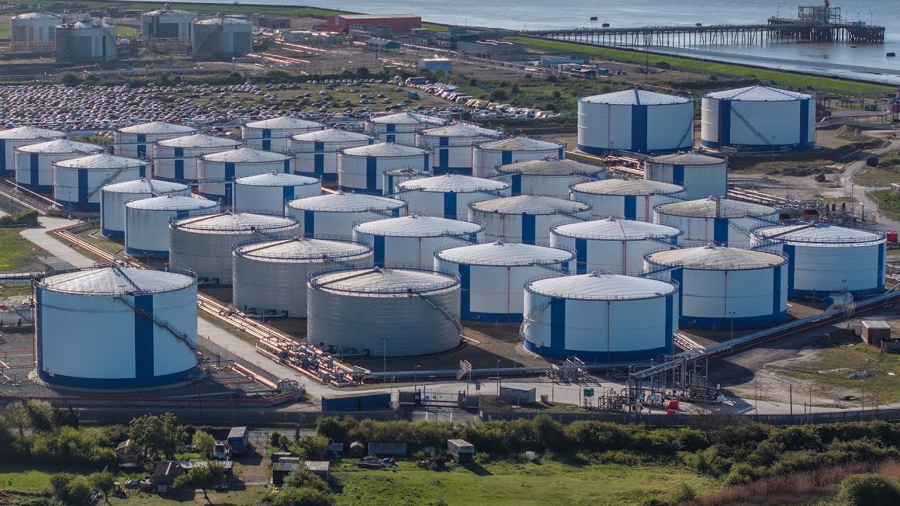 Stockpiles of Oil Near Danger Zone