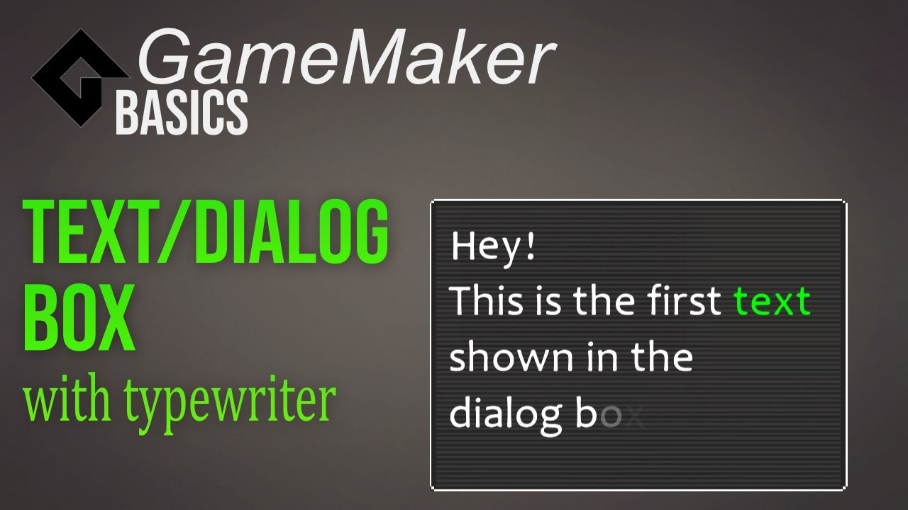 Text/dialog box - Quick and dirty with Scribble [GameMaker]