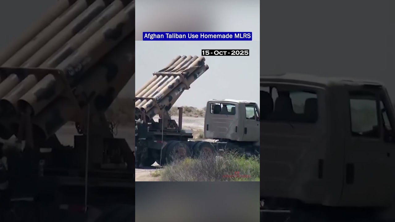 Afghan Taliban Use DIY Rocket Systems on Spin Boldak Border!