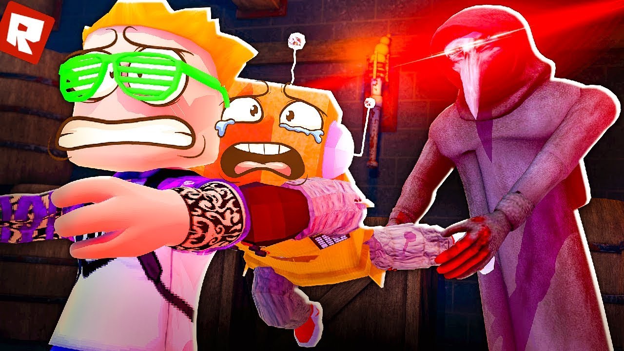 ЧУМНОЙ ДОКТОР SCP ИСПУГАЛ НАС ДО КИРПИЧЕЙ! | Roblox