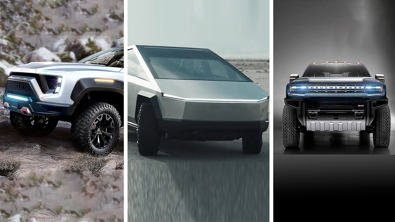 Nikola Badger vs Tesla Cybertruck vs GMC Hummer EV