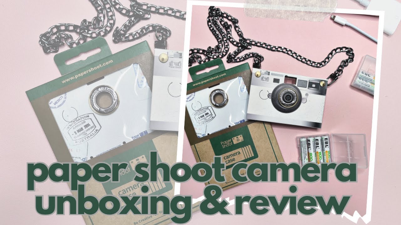 Paper Shoot Camera Unboxing & Review
