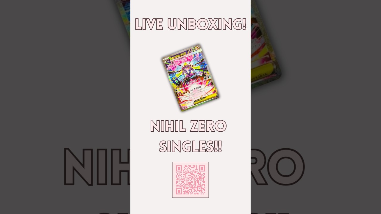 LIVE POKEMON SHOP! 🇬🇧 🇯🇵 New Nihil Zero Stock + Whatnot Goodies!