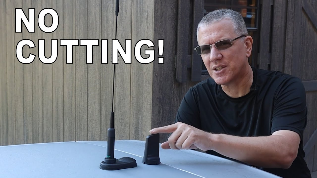 Ham Radio Antenna Without Cutting a New Hole