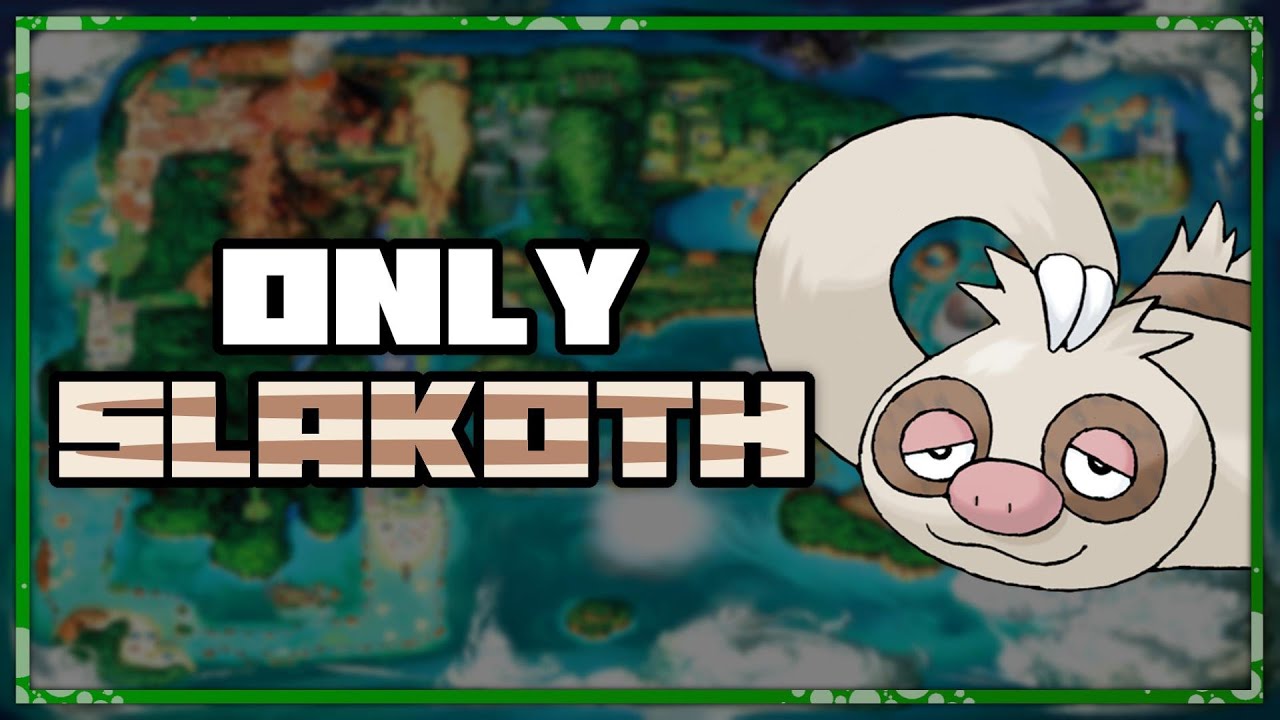 Can I Beat Pokemon Emerald With ONLY Slakoth? (Solo & No Items) | Pokemon Challenge #2