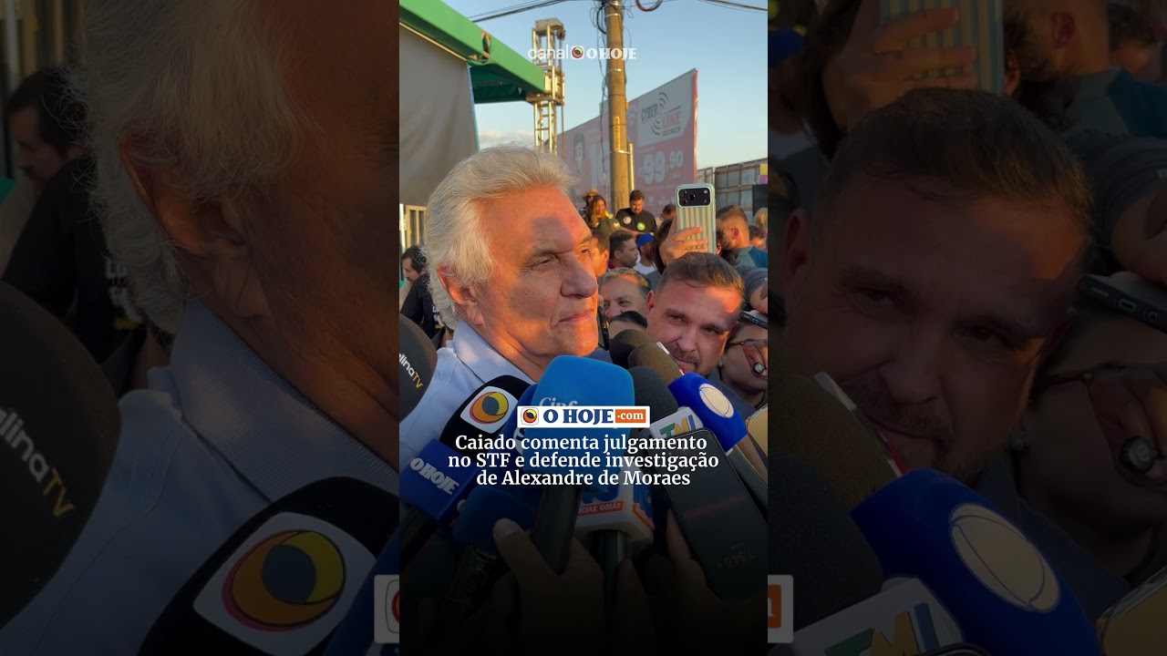 Caiado comments on STF trial and advocates for investigation into Alexandre de Moraes
