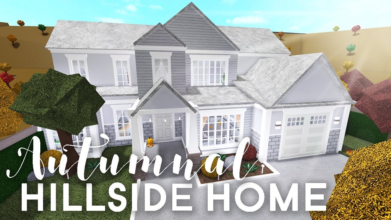 Autumnal Hillside Home | 130k | Bloxburg Build | alixia
