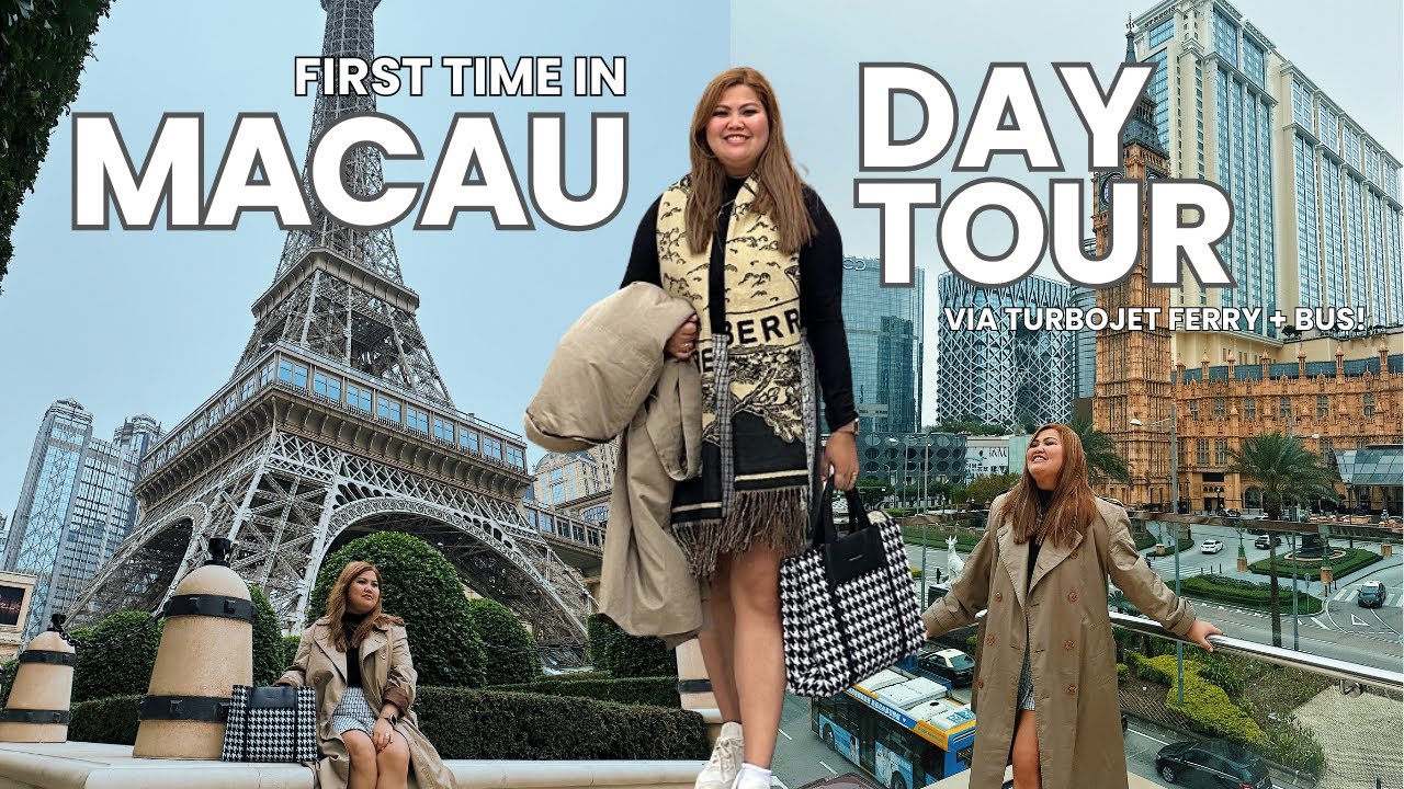MACAU 2024 — First time in Macau! Guide for first time visitors via TurboJet Ferry + Bus #hongkong