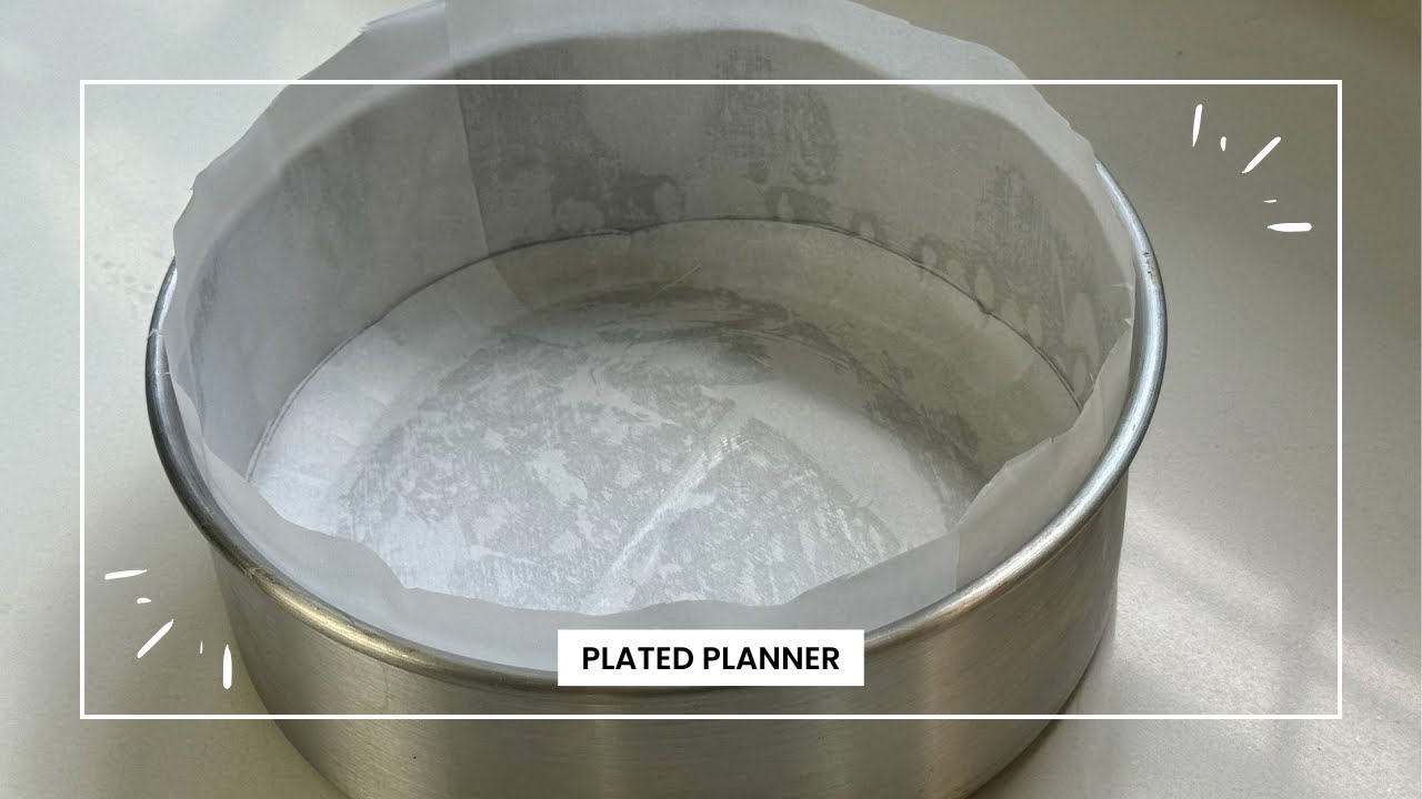 The EASIEST Way to Line a Round Pan with Parchment Paper