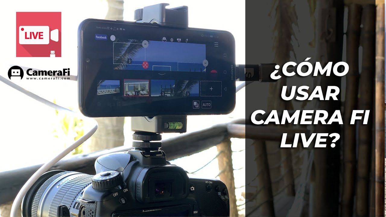 Cómo usar CameraFi Live en Domo Stream Black