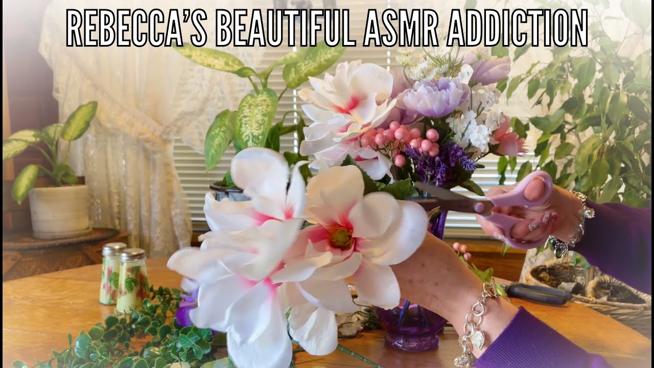 ASMR Making Valentines bouquet! (No talking version) Bouquet with 