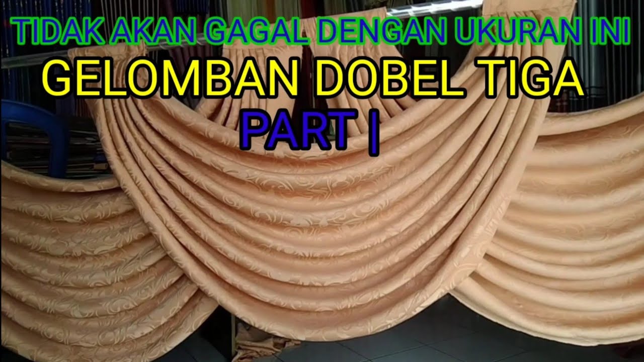cara membuat gorden gelombang #tutorialgelombang, tidak akan gagal dengan cara ini.