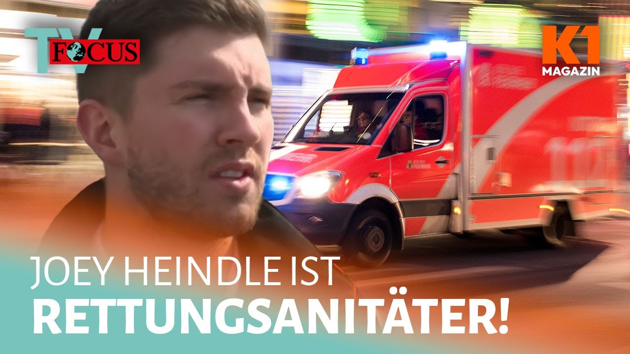 Sänger & Rettungssanitäter! Der neue Job von Joey Heindle | Focus TV Reportage X K1 Magazin