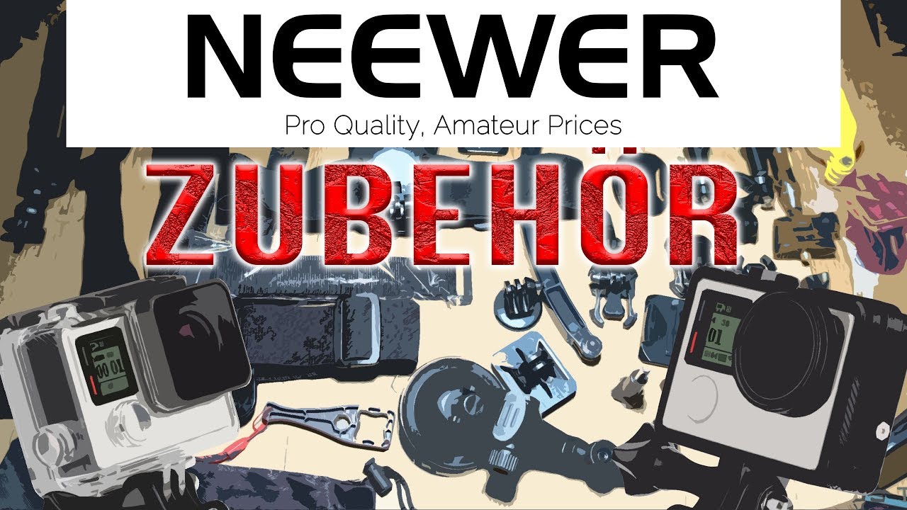 📷 Neewer 50 In 1 Actioncam Zubehör Kit für GoPro uvm...