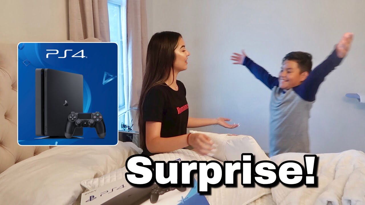 Surprising My Brother With A PS4 !!!