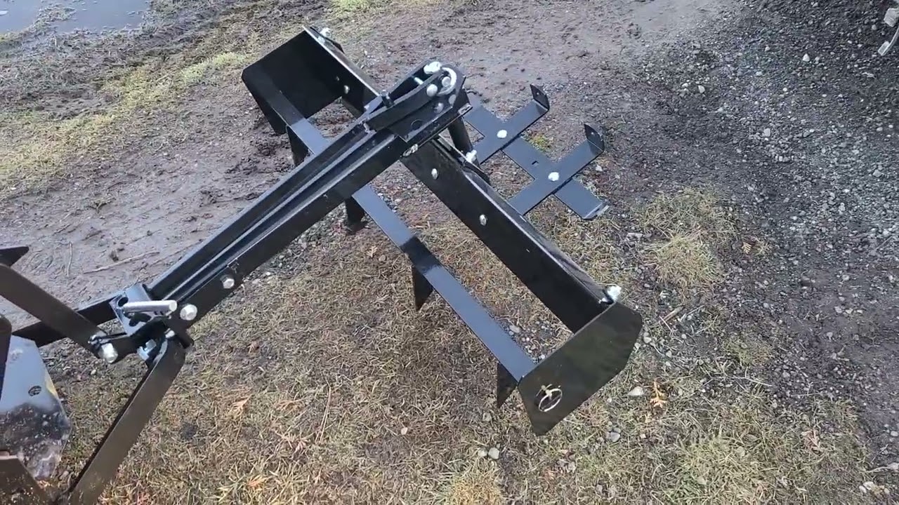 Driveway grading with ELITEWILL sleeve hitch and KUAFU box scraper