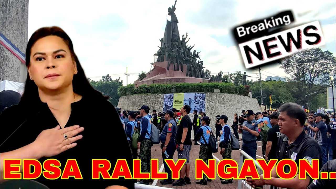 RALLY SA EDSA NGAYON MAS MADAMI ANG KAPULISAN?!