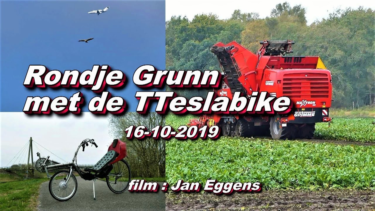 Rondje Grunn met de TTeslabike 16 10 2019