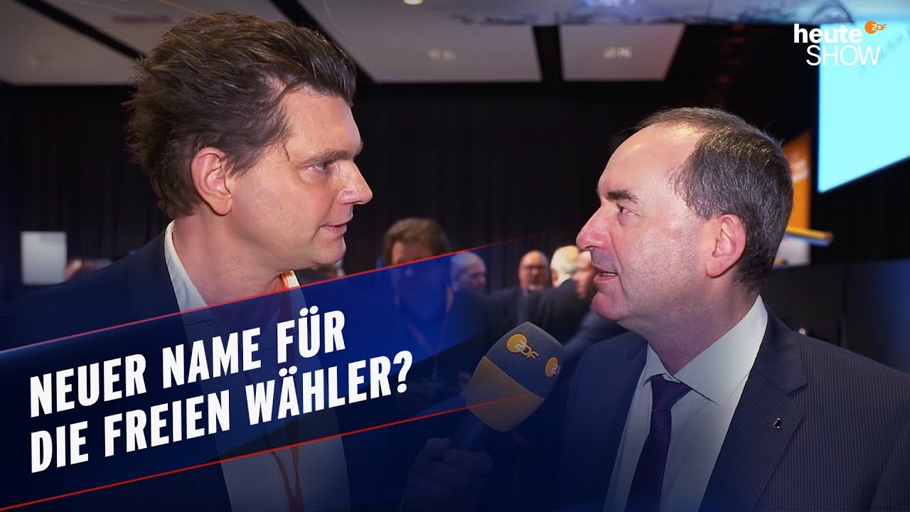 Aiwanger First: Lutz van der Horst bei den Freien W&auml;hlern | heute-show vom 23.02.2024