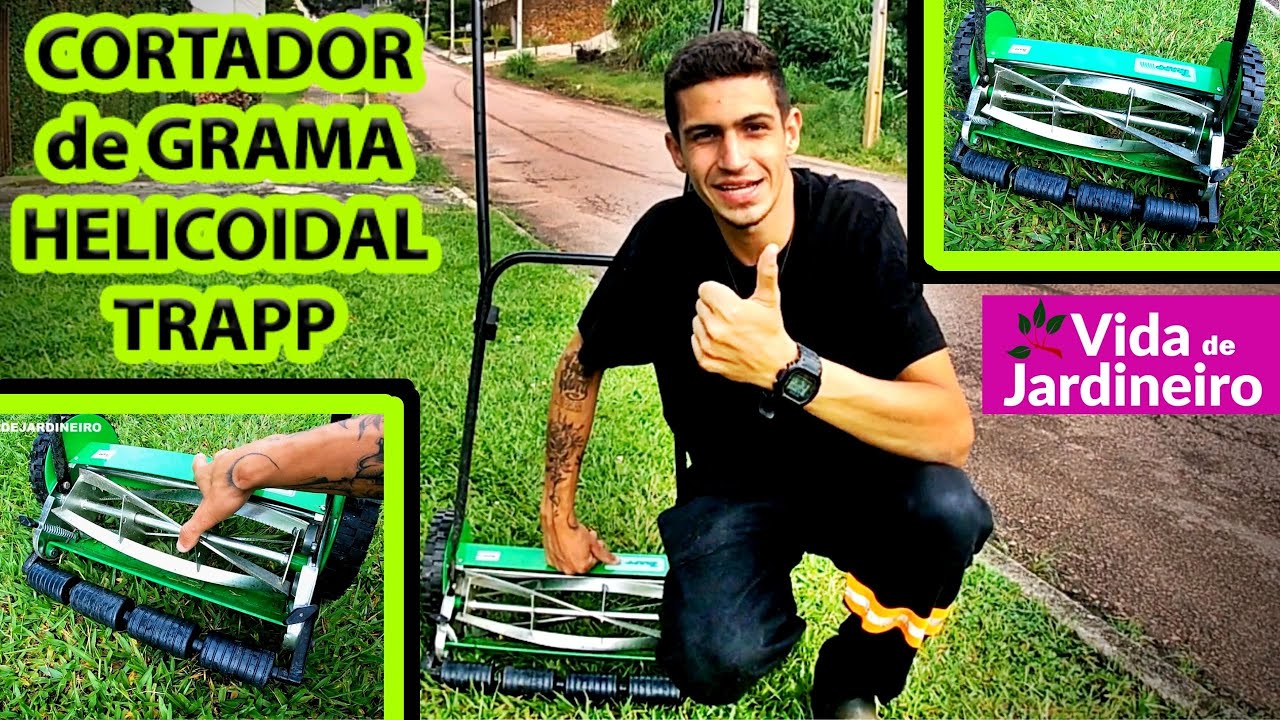 Cortador de grama manual master Trapp - Review | Vida de Jardineiro