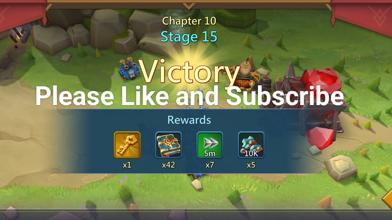 Chapter 10 stage 15 Vergeway Easiest quick clear #lordsmobile