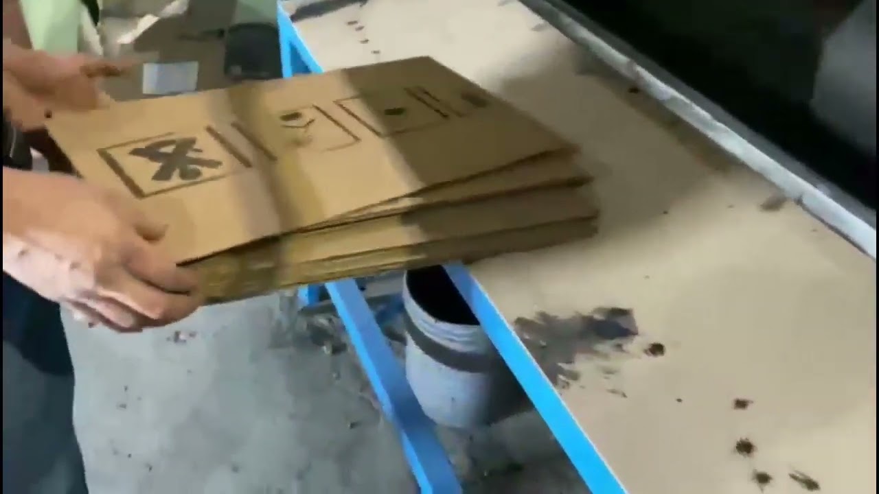 Maquina de impresion caja corrugada