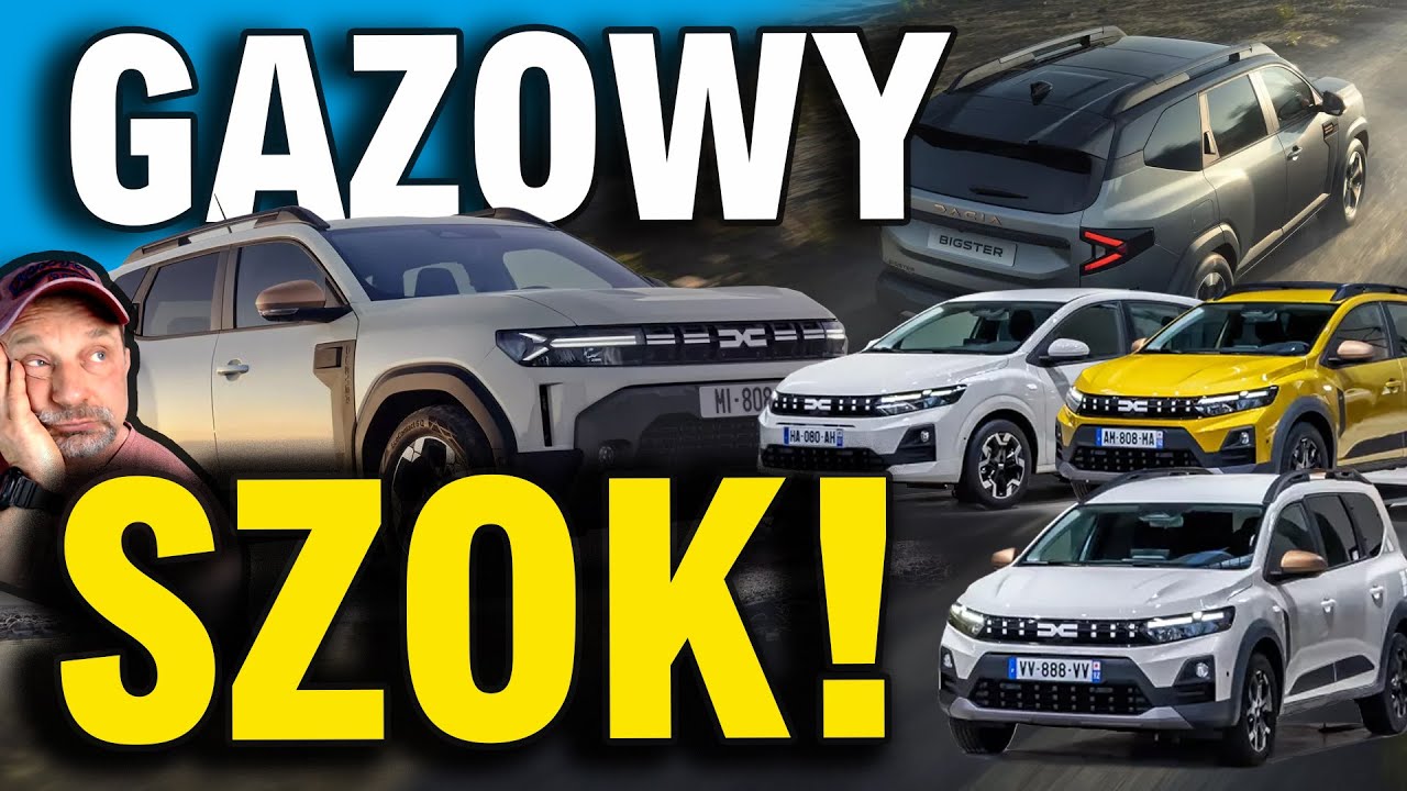 Wyjaśniam Dacie z gazem: Sandero, Jogger, Duster i Bigster.
