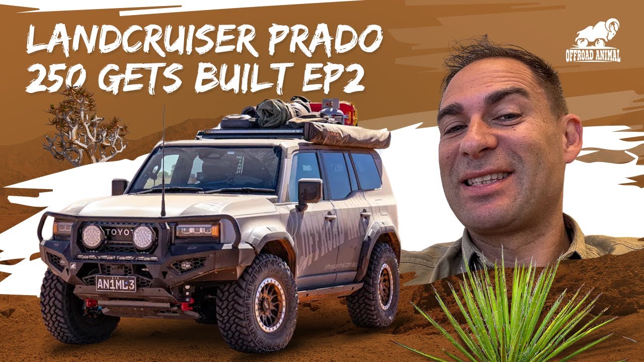 Prado 250 Landcruiser Touring build, Ep 2, It all goes on
