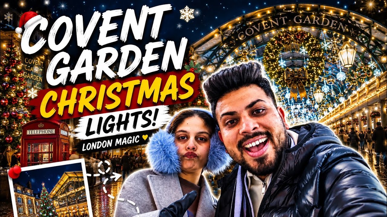 Covent Garden at Christmas 2025 | Magical London Walk 