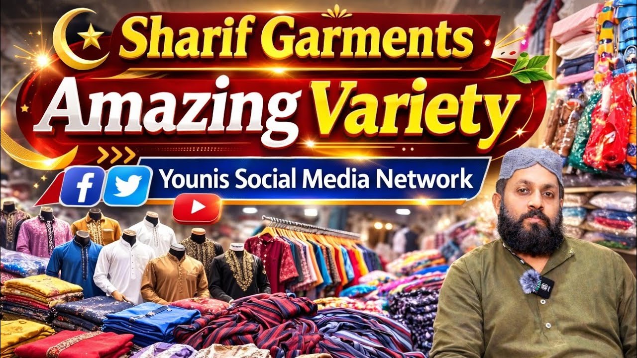 Sharif garments YounisSocial Media Network 03012435342 