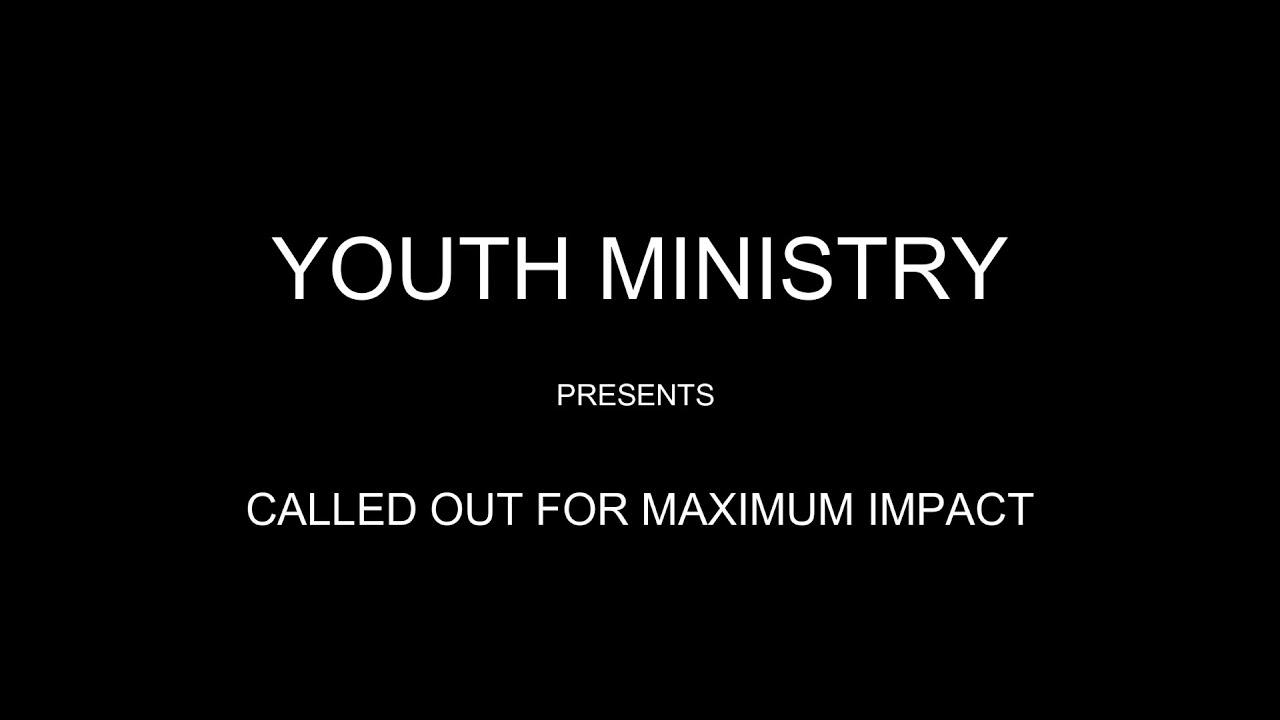 A PLAY BY THE YOUTH MINISTRY (GRACE ASSEMBLY)