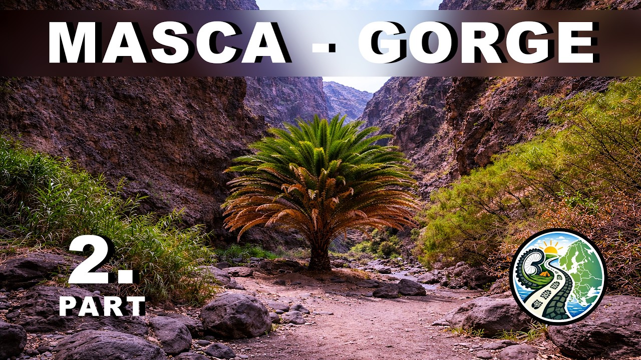 Masca Gorge Tenerife: An extended hike + boat trip at the end #2/3 [4k] [Silent Hiking]