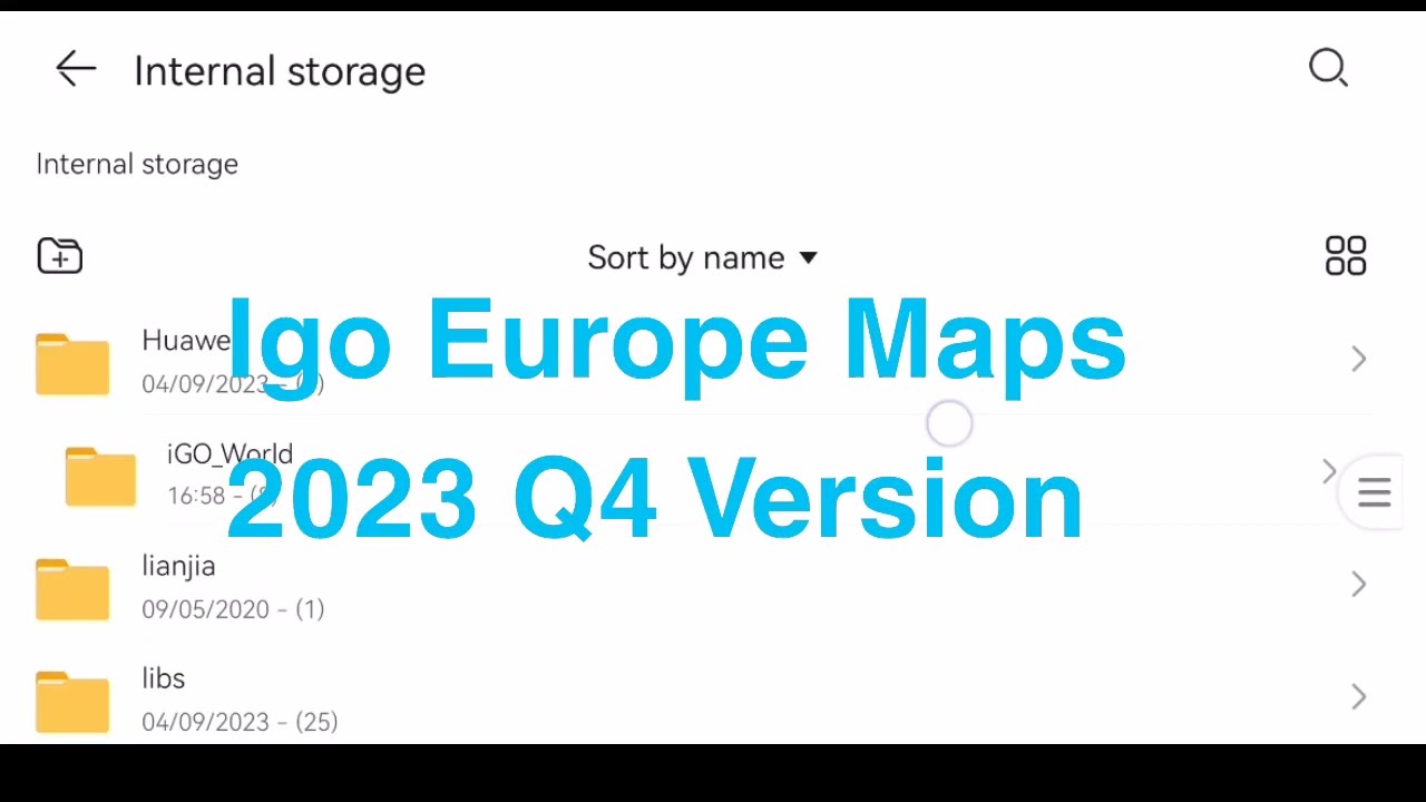 iGO Maps Europe 2023 Q4 Version 2024 Update