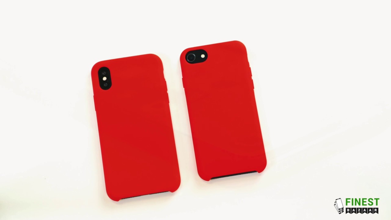 Finestbazaar Liquid Silicone Case For Apple iPhone X / Xs