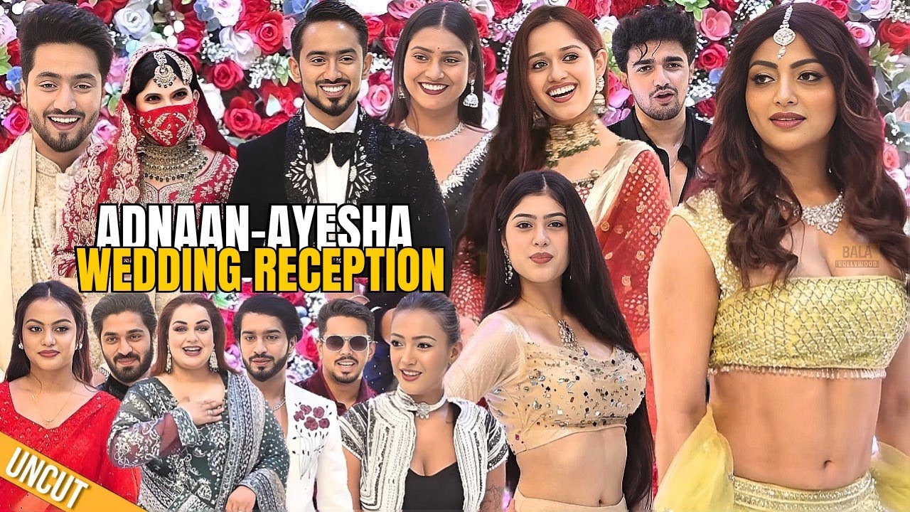 Adnaan Shaikh - Ayesha Shaikh Grand Wedding Reception | Star-studded Walima | Full Coverage