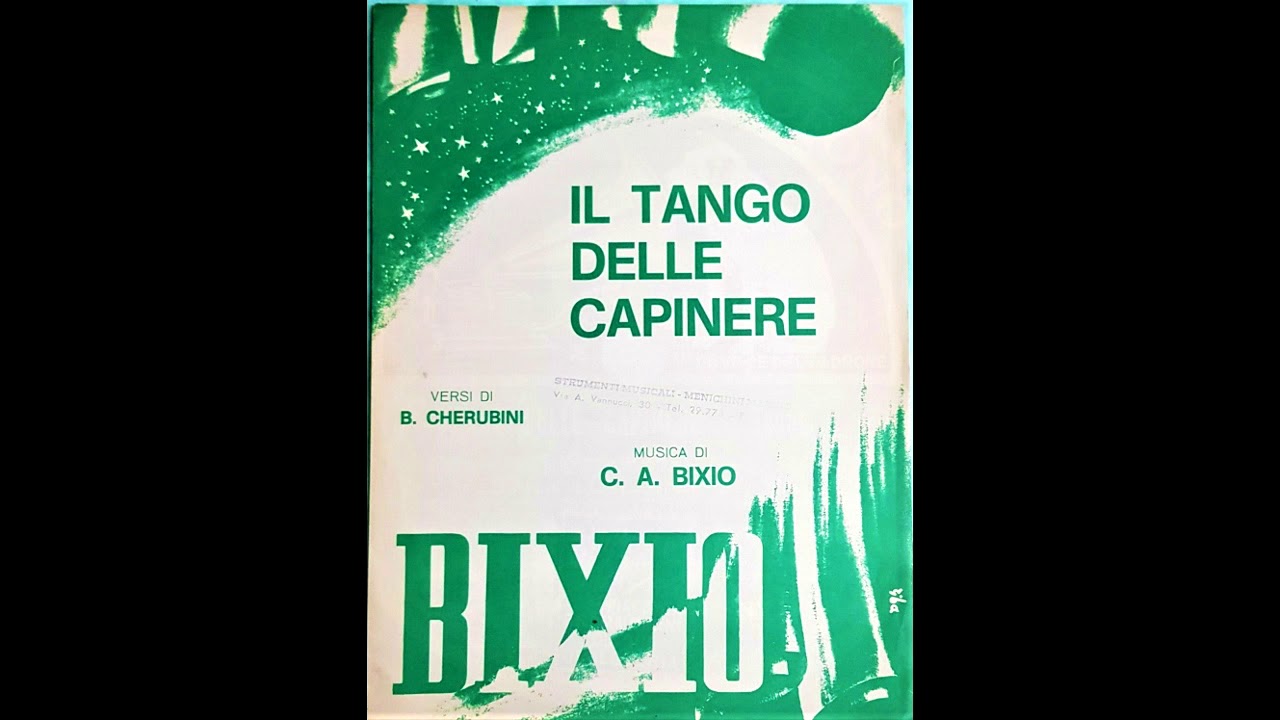 TANGO DELLE CAPINERE - Orchestra Eugenio Mignone