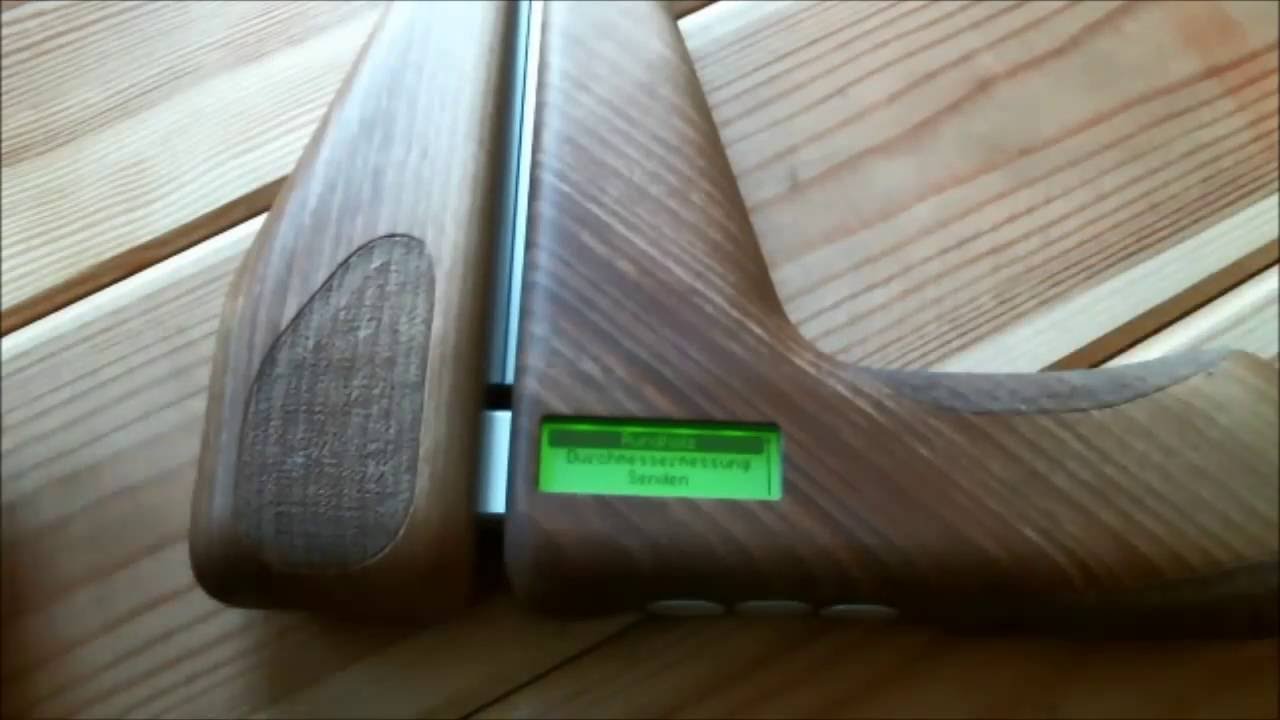Messkluppe program mit Aufnahme für Rundholz