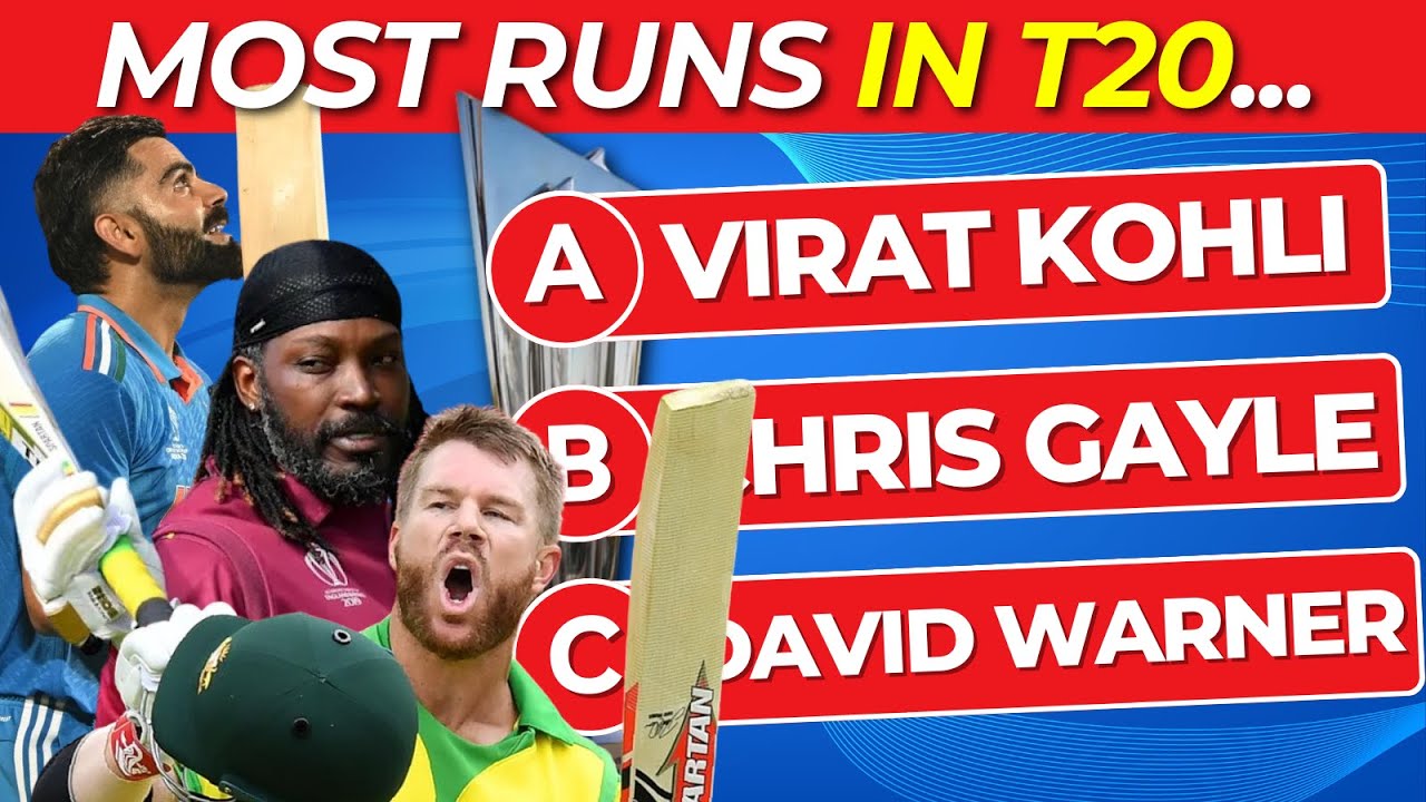 Can you answer all these T20 WC Cricket Quiz Questions? | T20 World Cup Quiz