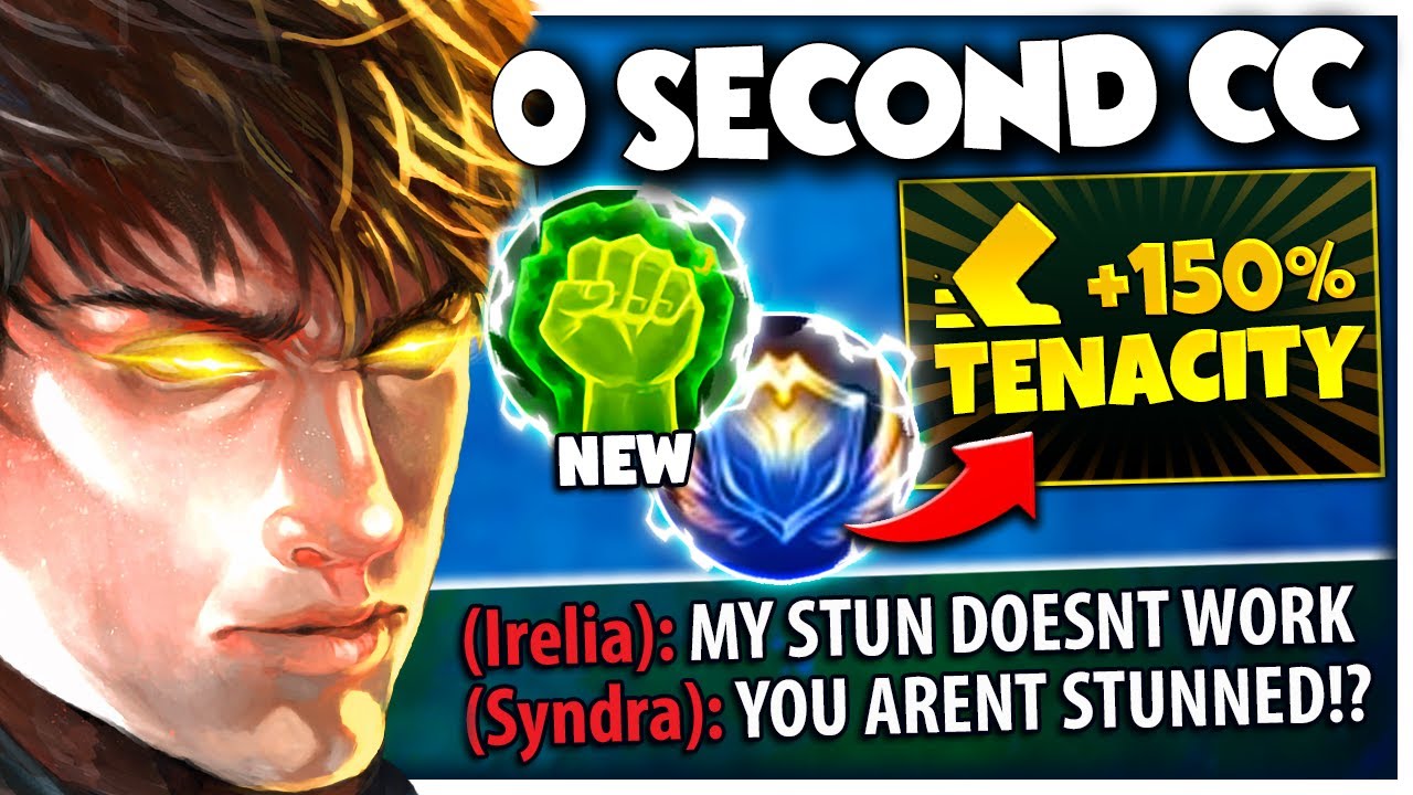 More Garen...but New Rune gives 150% tenacity so he's immune to all CC 😂😂