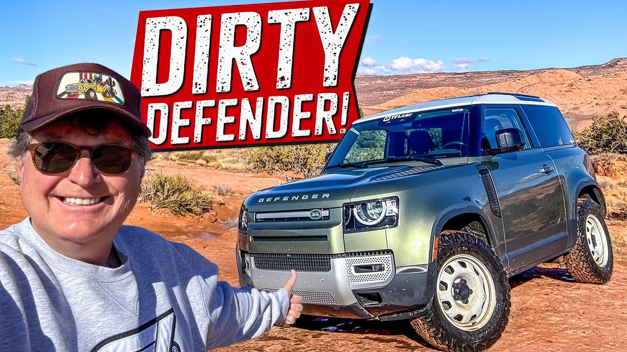 I’m Sincerely Surprised By The Land Rover Defender When I Take It Off-Road in Moab!