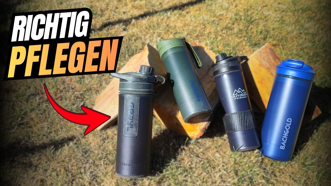 Outdoor Wasserfilter - Reinigung, Pflege & Lagerung! Trekking