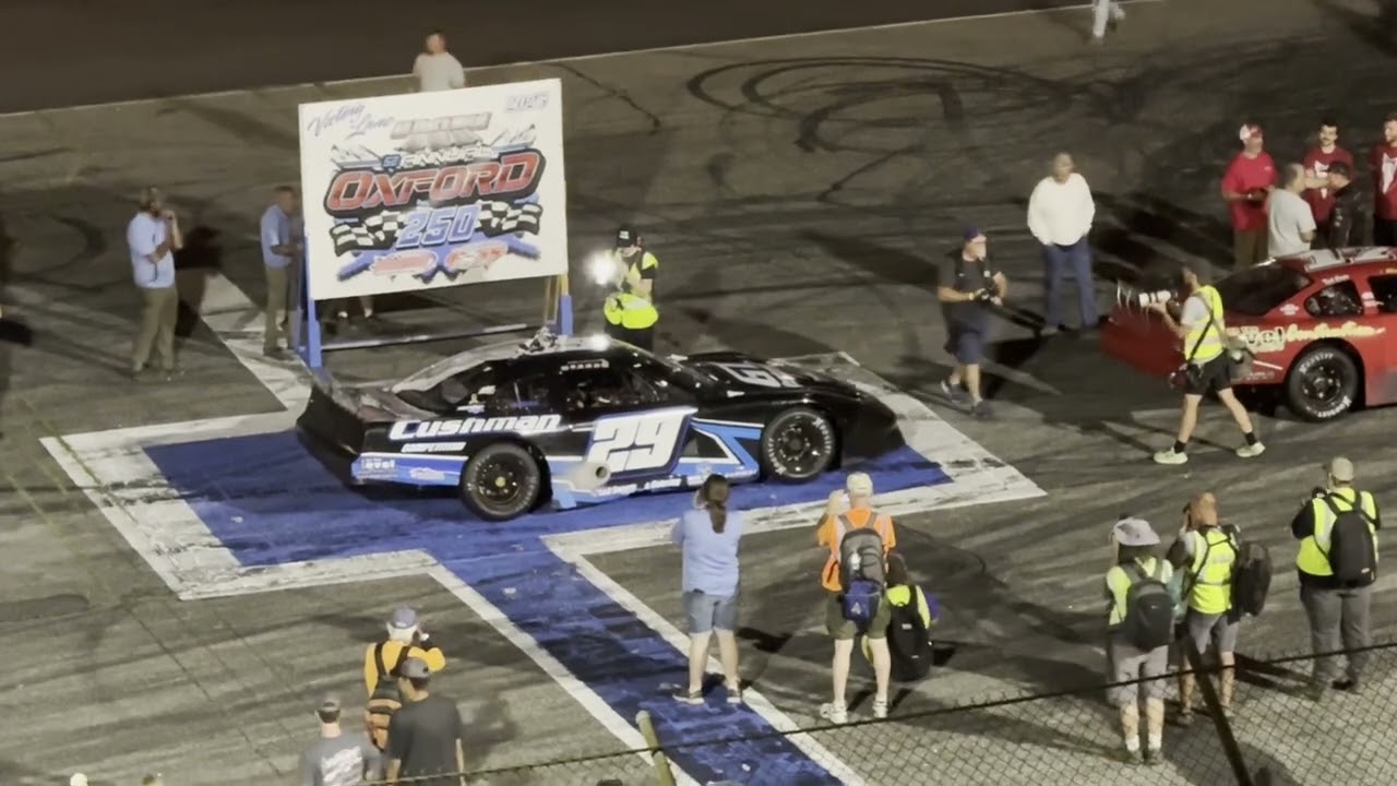 Austin Teras wins the 52nd Oxford 250 (Last two laps, celebration, victory lane interview)
