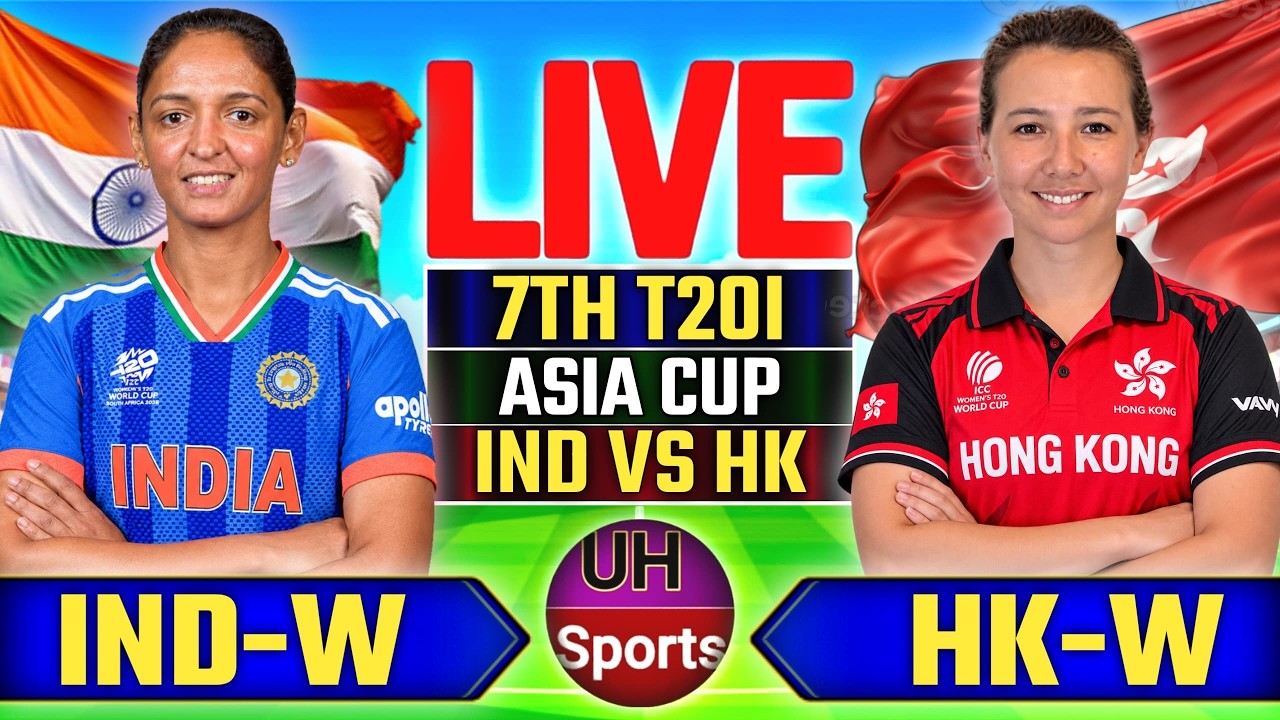 🔴 IND W Vs HK W Live Match Score, 7th T20 | Live Cricket Match Today | Women Asia Cup 2026 Live